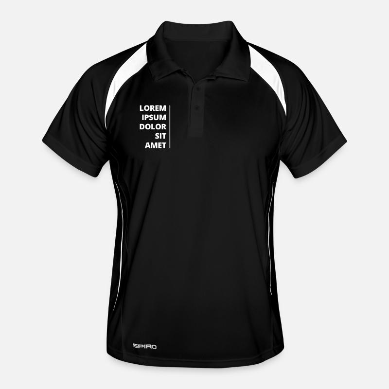 Lorem ipsum Filler Text Media Designer Graphic Designer Men's Polo breathable