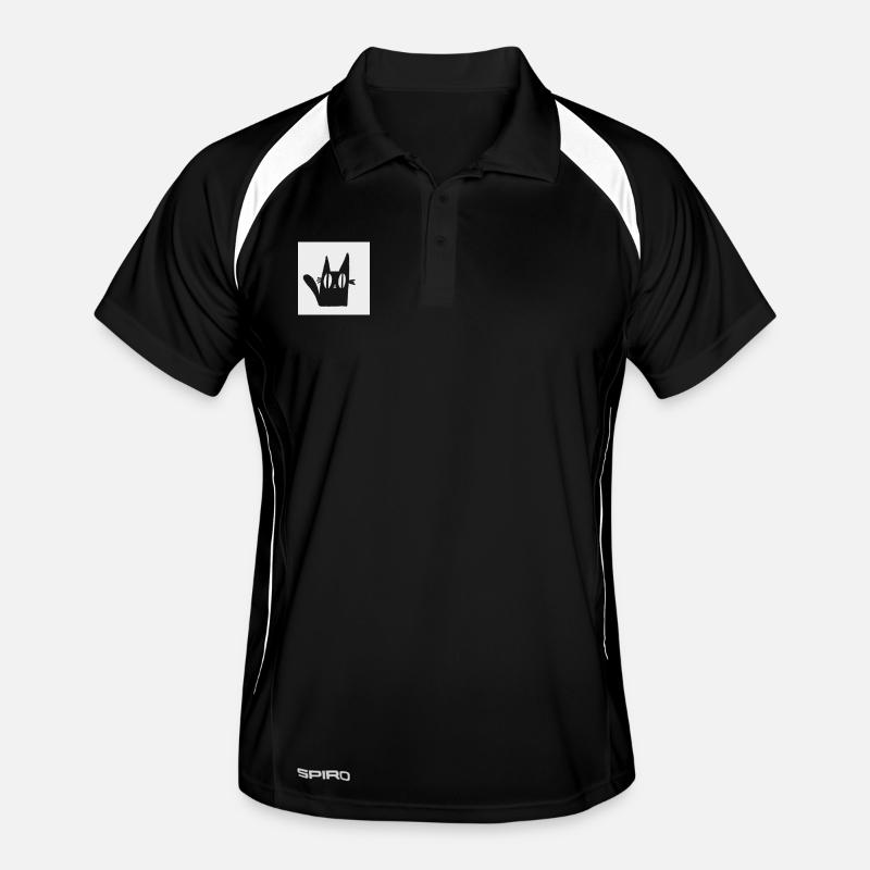 Mimi le chat noir Polo respirant Homme