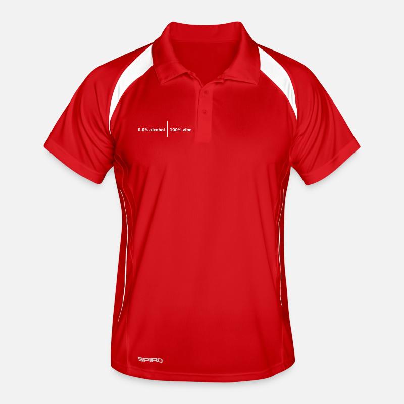 0,0 % d’alcool | 100 % Vibes Polo respirant Homme
