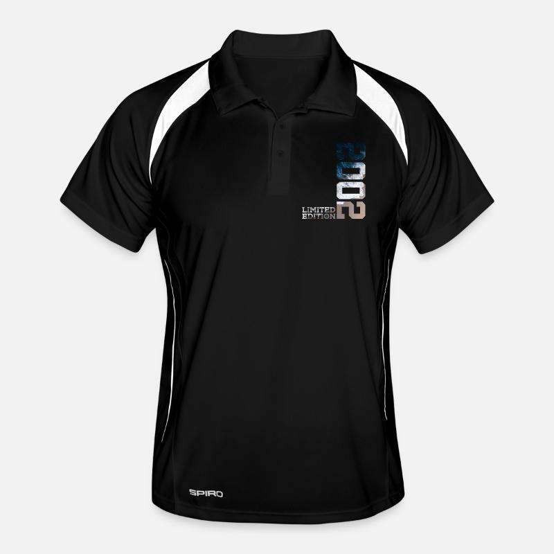 24. GEBURTSTAG LIMITED EDITION 2002 Männer Polo atmungsaktiv
