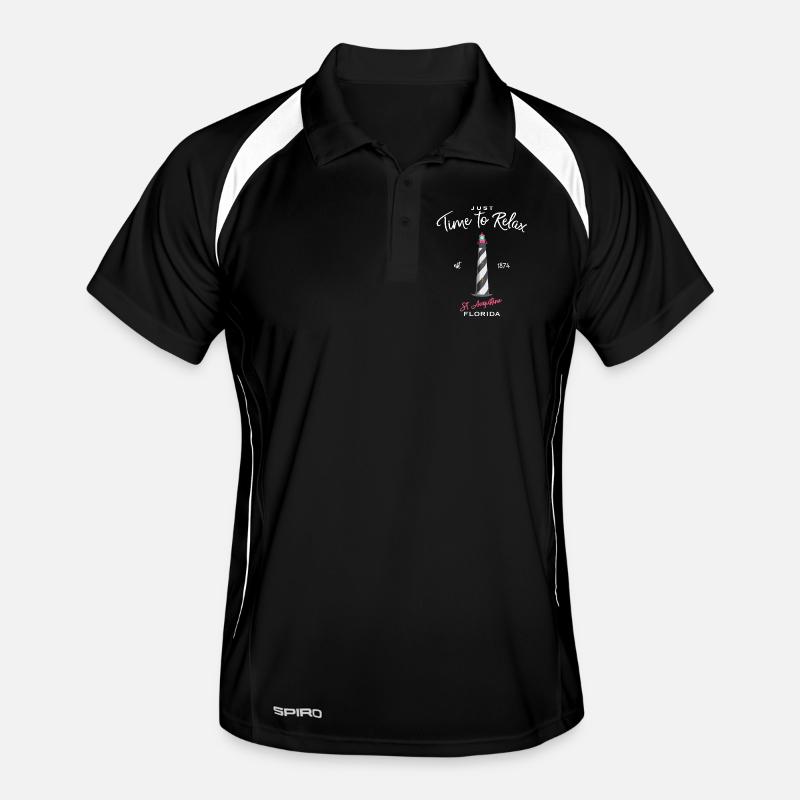 Floride, St. Augustine Lighthouse, États-Unis Polo respirant Homme