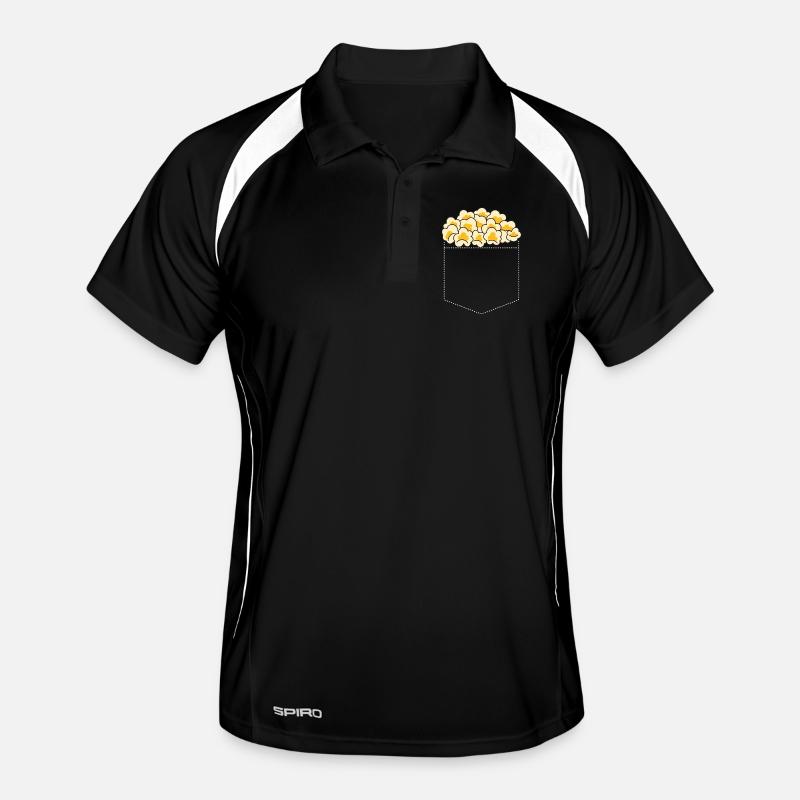 Popcorn Männer Polo atmungsaktiv