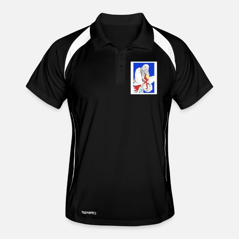 Buntes Manga-Mädchen Männer Polo atmungsaktiv