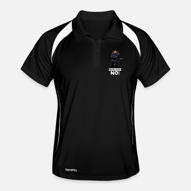 Avant de demander à Chat Chat Chat Amoureux de Chat Chaton Polo respirant Homme