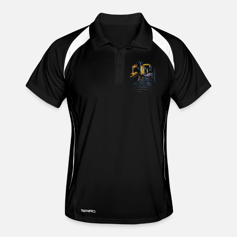 Architecture Abstraite Polo respirant Homme