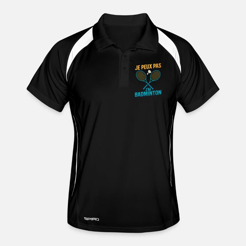 I can't I have badminton Men's Polo breathable