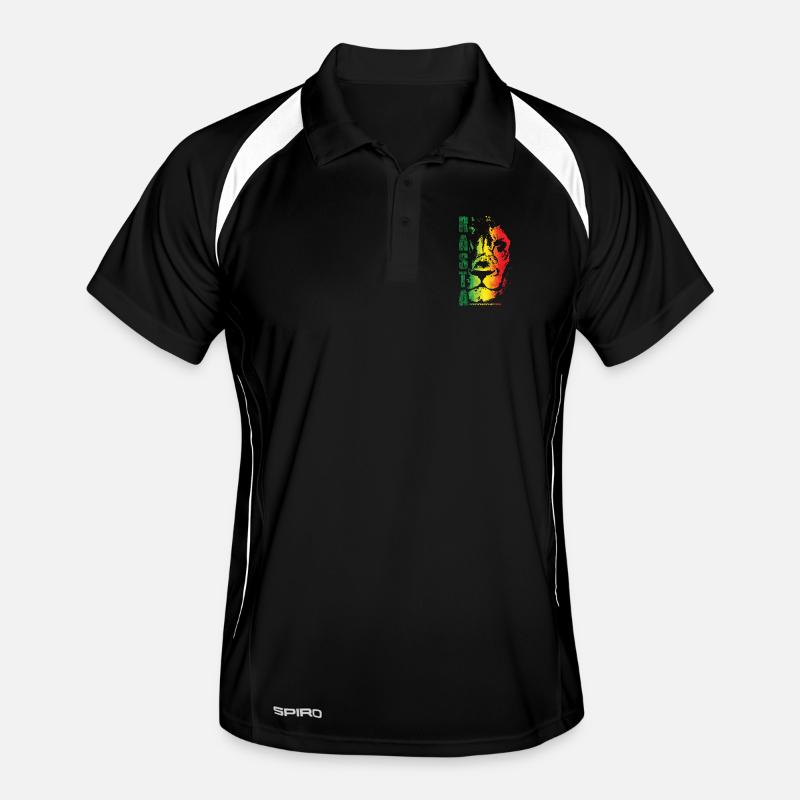 Rasta Löwe Regenbogen Stil Männer Polo atmungsaktiv