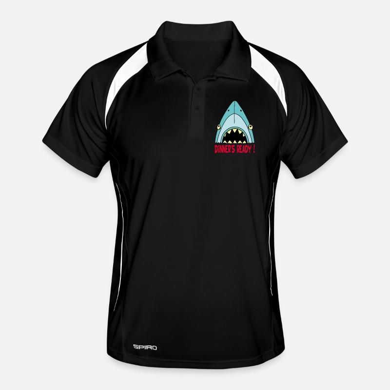 Hungry shark Men's Polo breathable