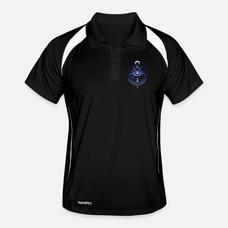 Third Eye Chakra Symbol Third Eye Men's Polo breathable