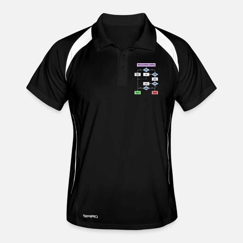 Problem solving Men's Polo breathable