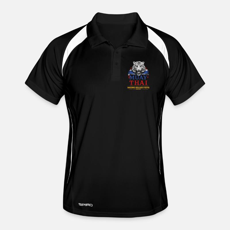 Tiger Muay Thai Männer Polo atmungsaktiv