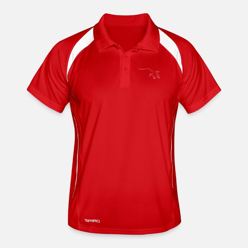 Eidechse Männer Polo atmungsaktiv