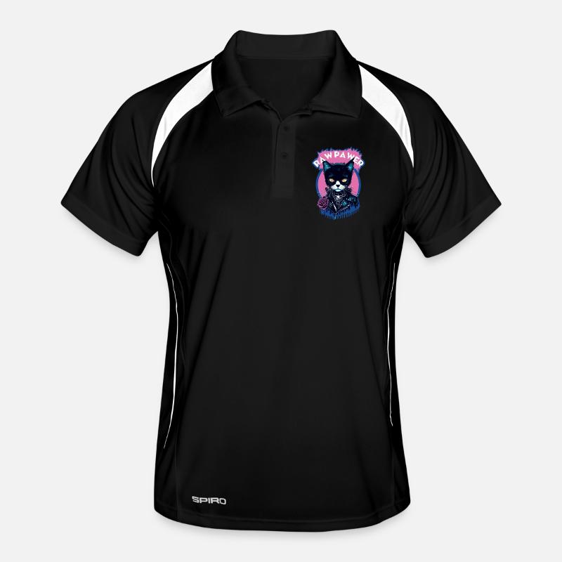Gothic Cat Men's Polo breathable