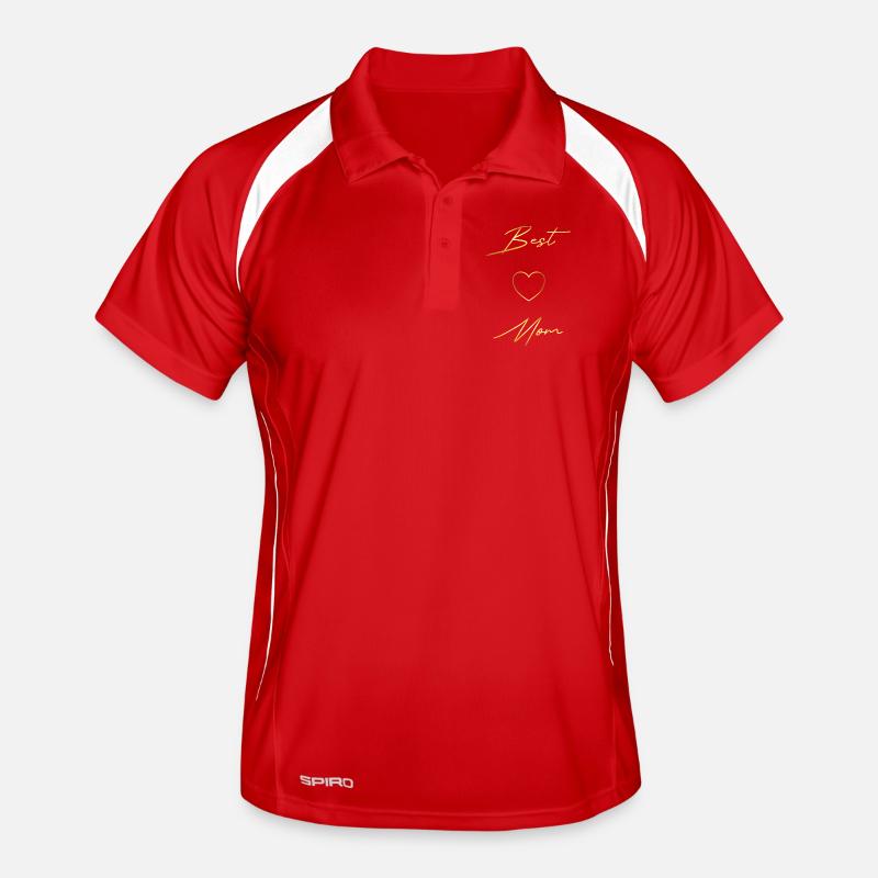 Best Mom gold Design Männer Polo atmungsaktiv
