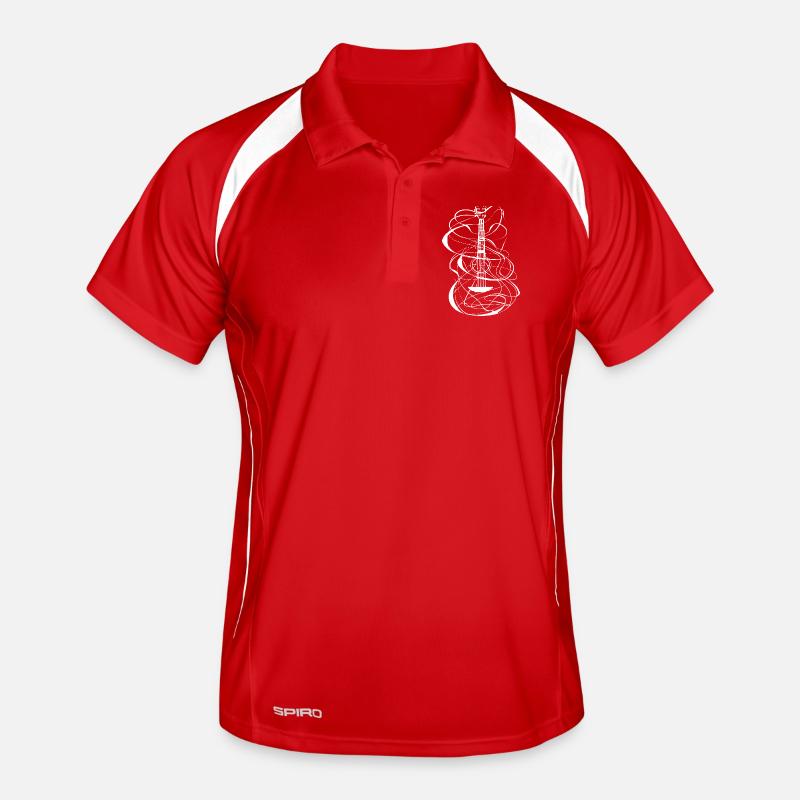 Ukulele Sketch Men's Polo breathable