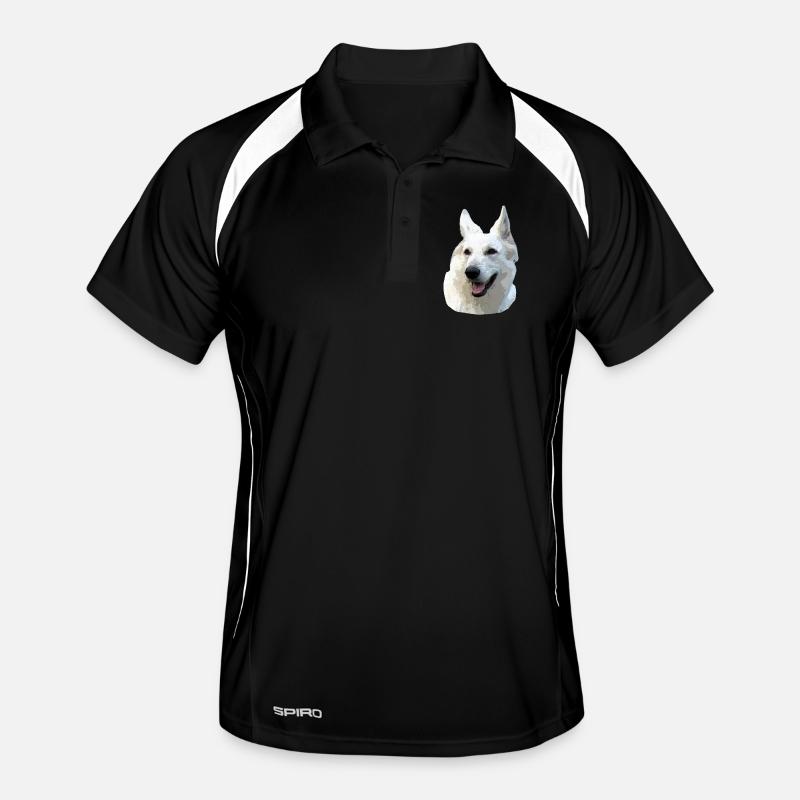 Berger Blanc Polo respirant Homme