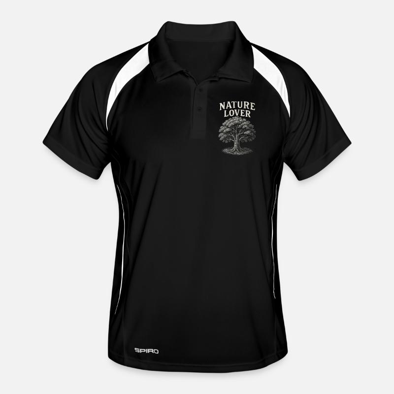 Nature lover gift tree nature forest hiking Men's Polo breathable
