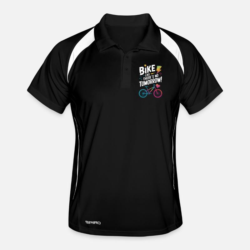Conception de citation de motivation de vélo Polo respirant Homme