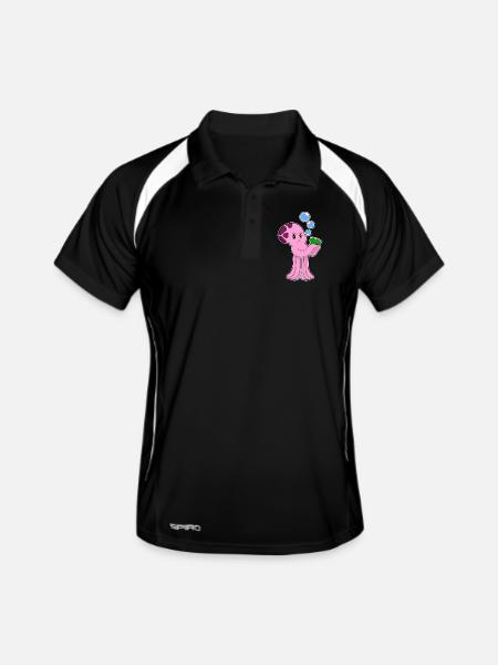 Cartes de poker Krake Poker - Polo respirant Homme - noir/blanc - Devant