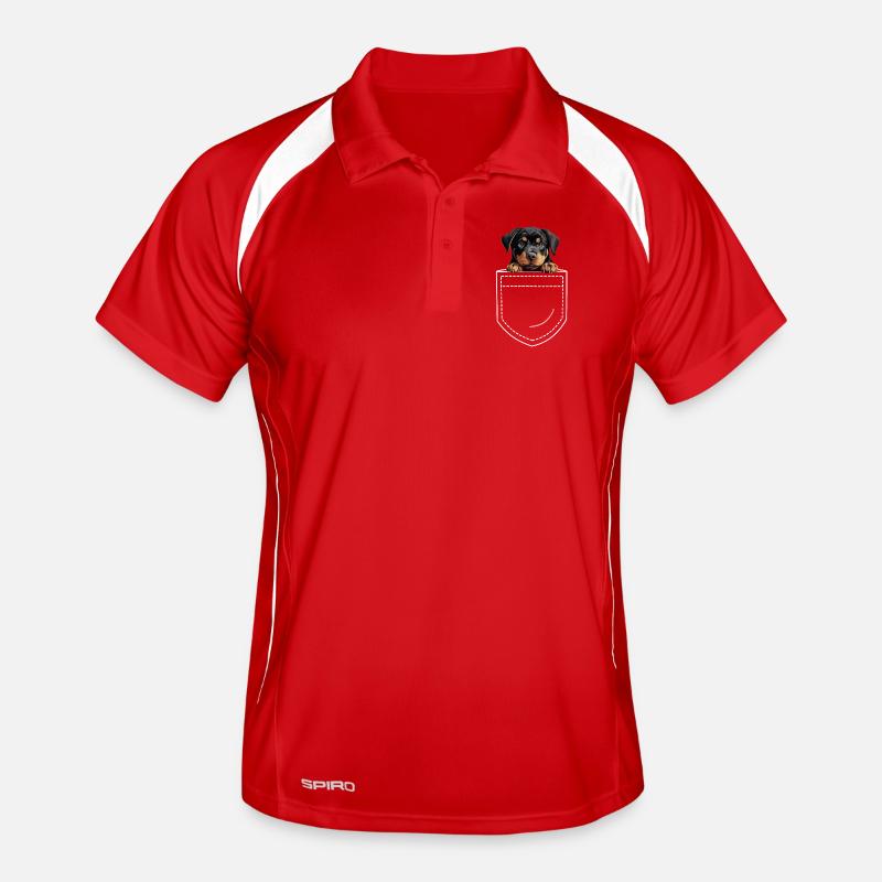Chien Rottweiler Polo respirant Homme