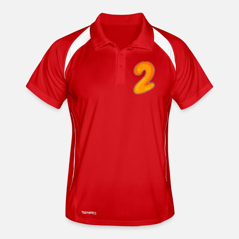 2 Polo respirant Homme
