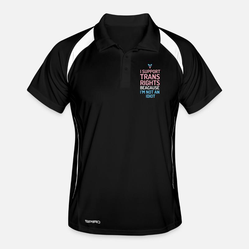 I Support Trans Rights Men's Polo breathable