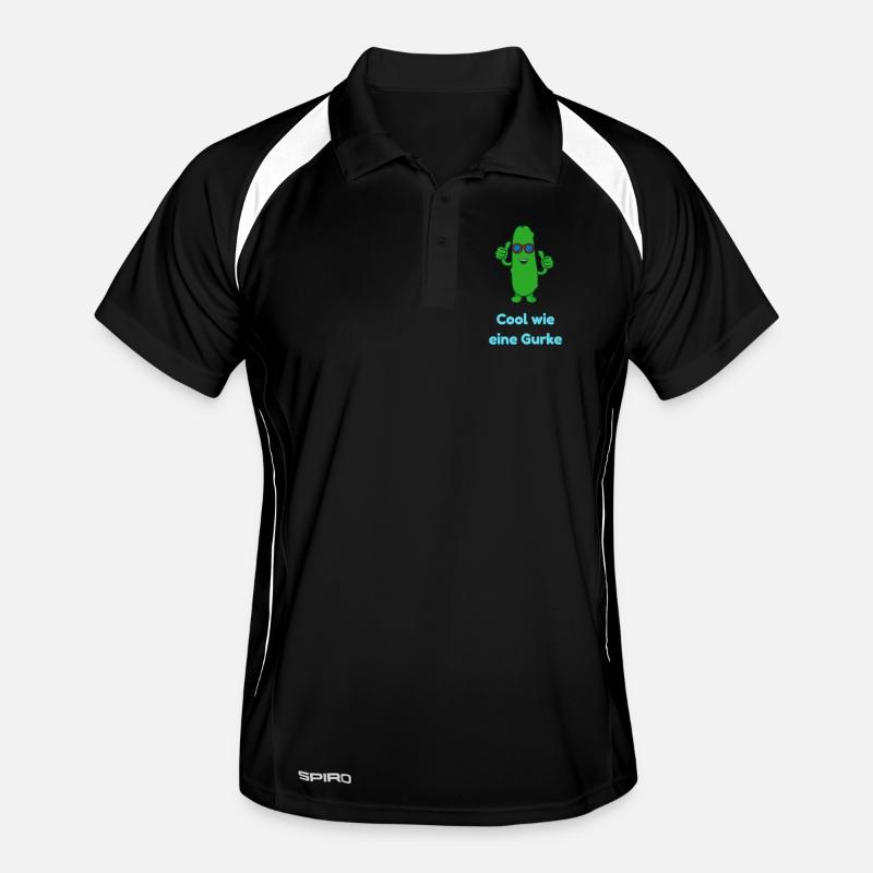 Cool wie eine Gurke Männer Polo atmungsaktiv