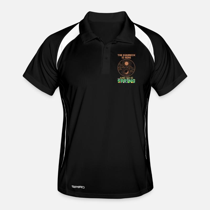 Fleurir avec Ostara Joyeuse Équinoxe de mars de Pâques Polo respirant Homme