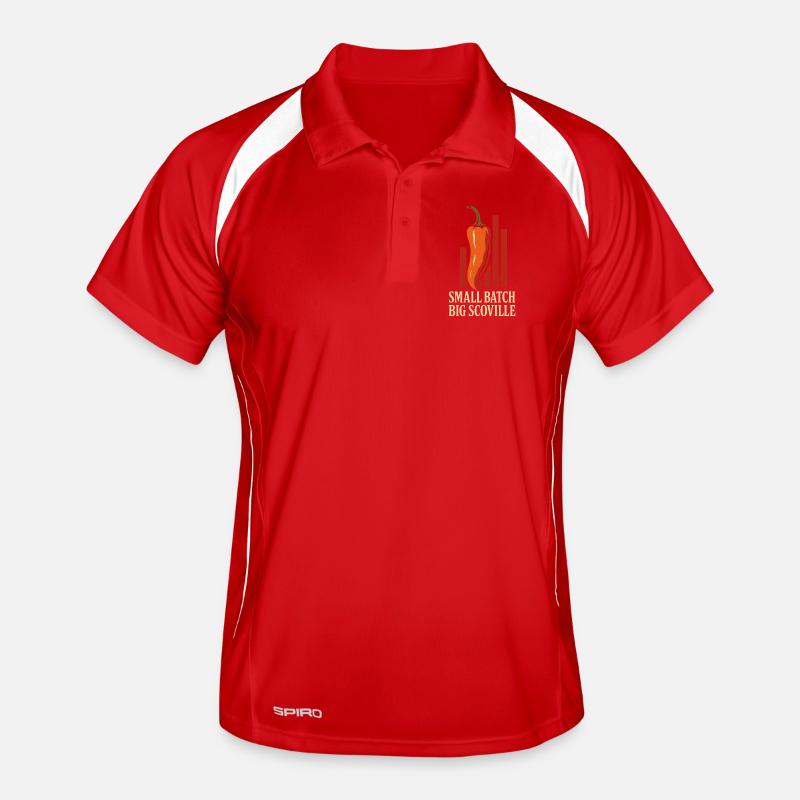 Saucier Pieux Chili Fermenté Épicé Polo respirant Homme
