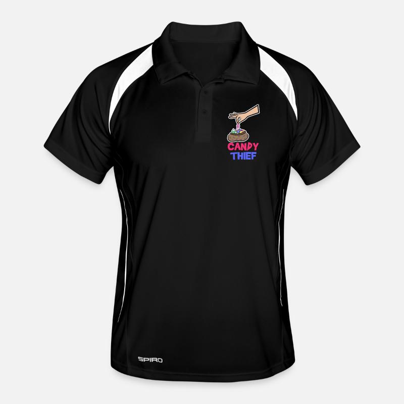 Bonbons Déclaration de dent sucrée Bonbons Snacking Polo respirant Homme