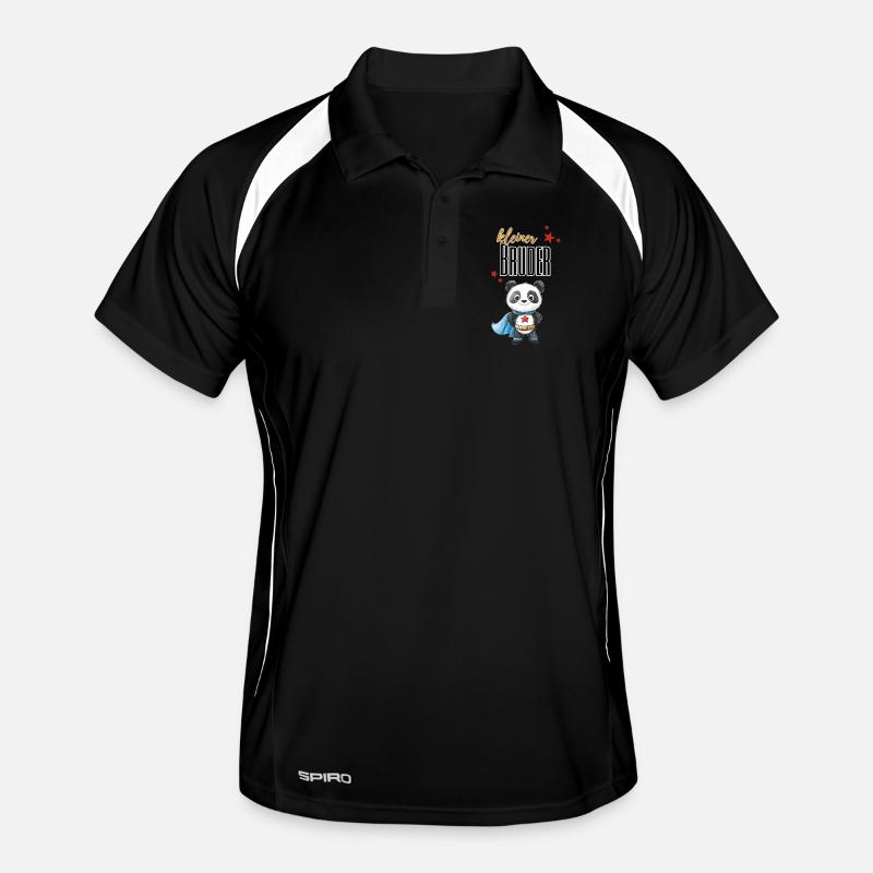 Petit Frère Panda Super-héros Polo respirant Homme