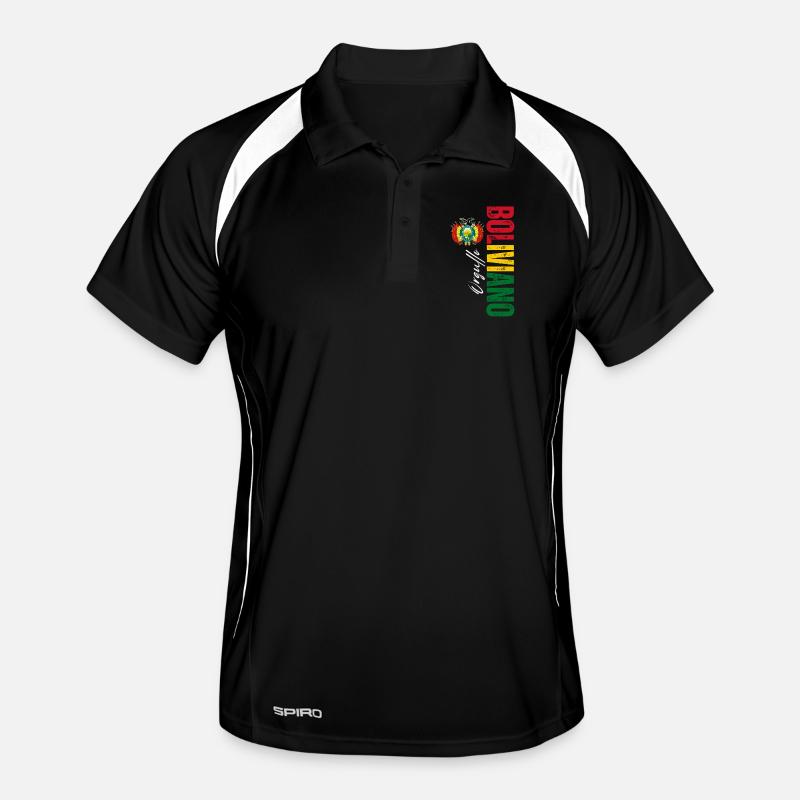 Bolivian pride, vertical design Men's Polo breathable