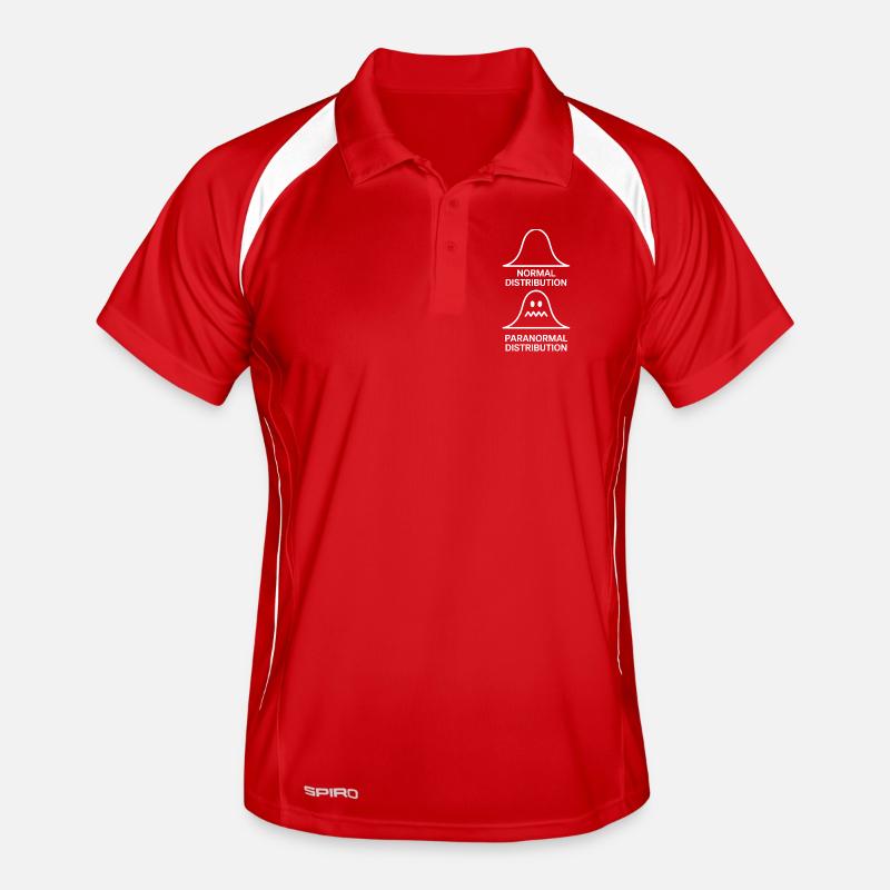Math Statistics Normal Paranormal Distribution Men's Polo breathable
