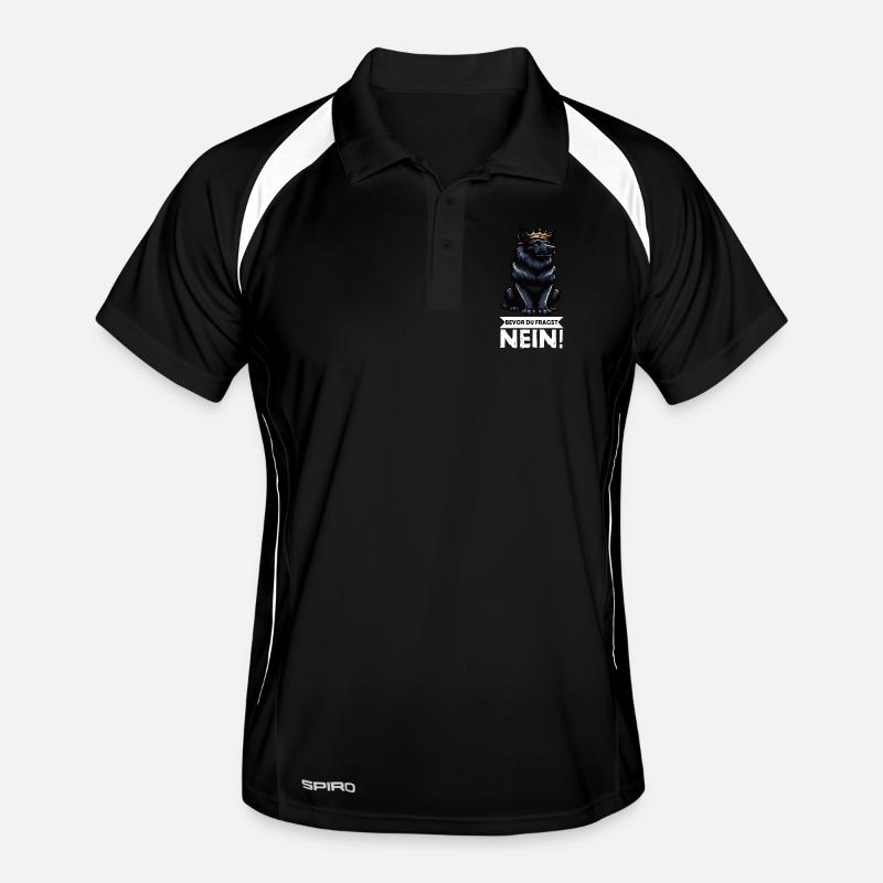 Before you ask Black Shepherd Shepherd Dogs Men's Polo breathable