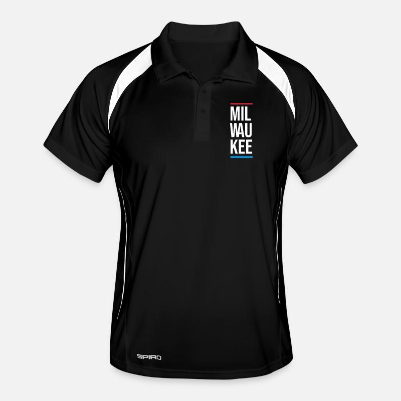 Typographie de Milwaukee Bold City Polo respirant Homme