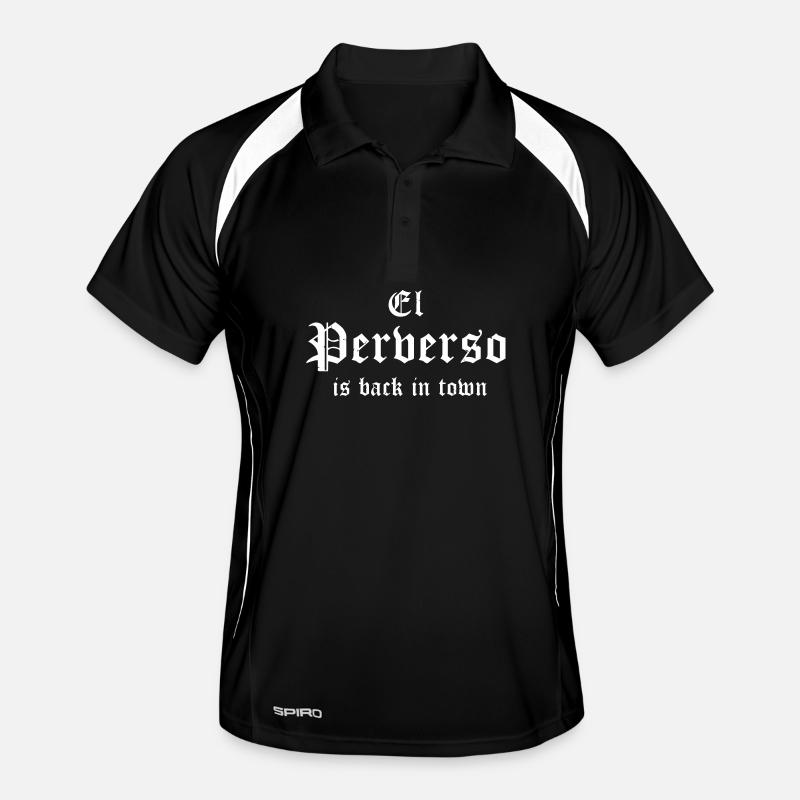 El Perverso is back in town Männer Polo atmungsaktiv