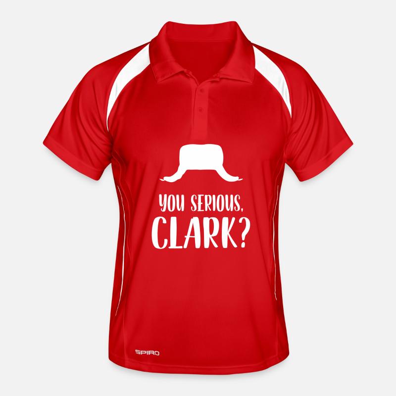 Du ernsthafter Clark Männer Polo atmungsaktiv