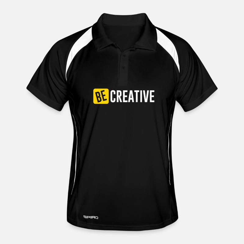 Be Creative Inspiration Design Polo respirant Homme