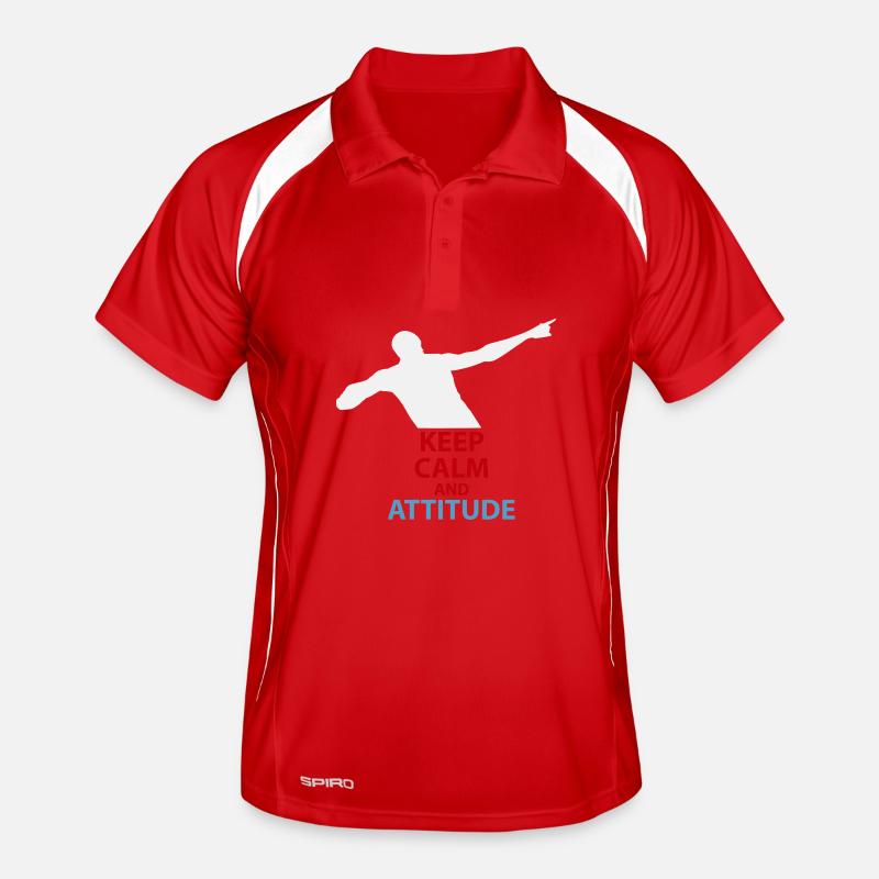 Silhouette calme et attitude Polo respirant Homme