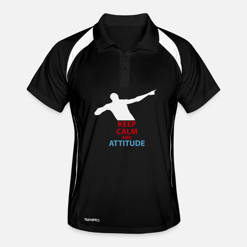 Silhouette calme et attitude Polo respirant Homme