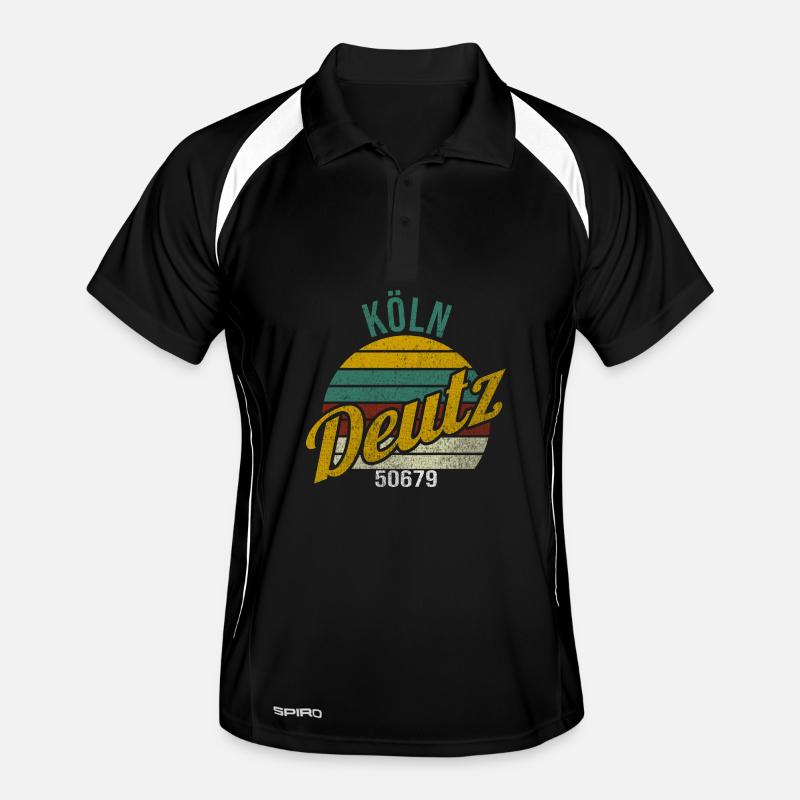 Kölsche Veedel - Köln-Deutz Männer Polo atmungsaktiv