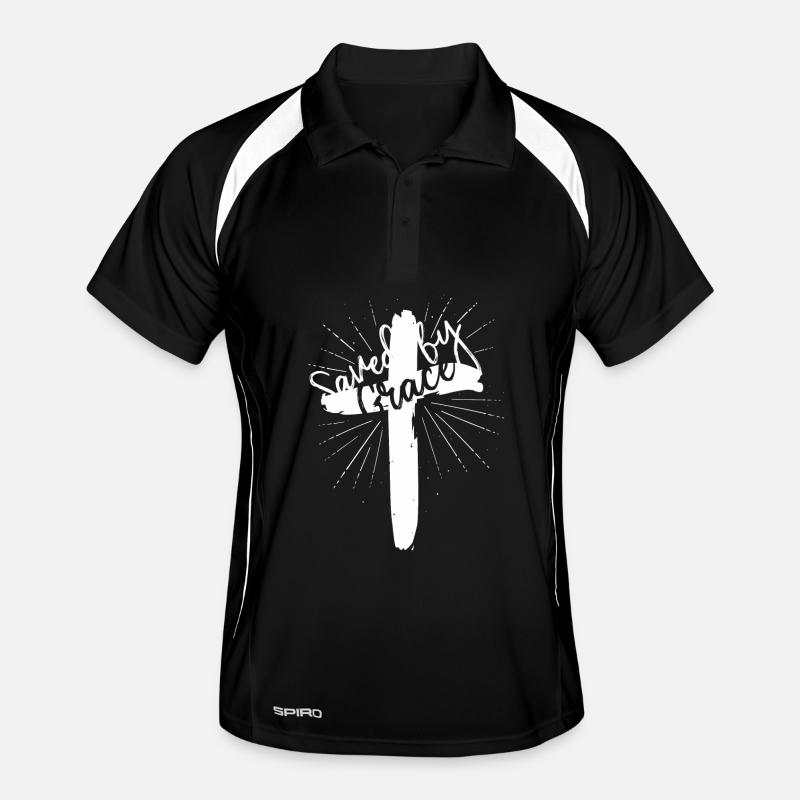 Saved by Grace Männer Polo atmungsaktiv