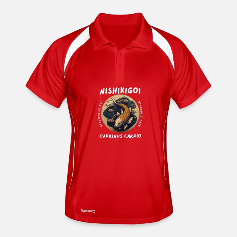Koi Circulaire Nippon Doré Polo respirant Homme