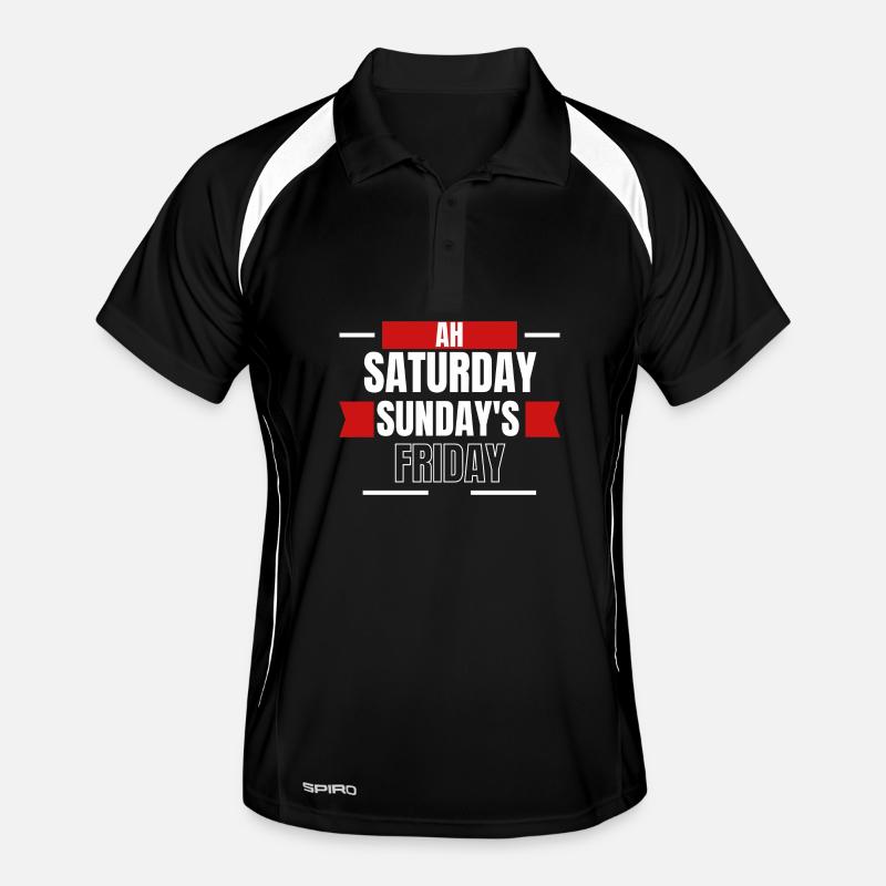 Ah, Weekend Days Mashup Tee Polo respirant Homme