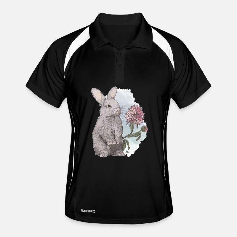 Veganuary 2024 Rabbit Men's Polo breathable