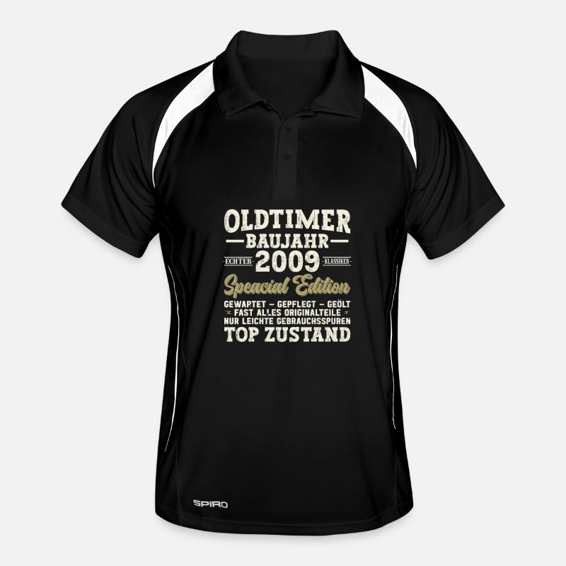 Oldtimer Baujahr 2009 Special Edition Männer Polo atmungsaktiv