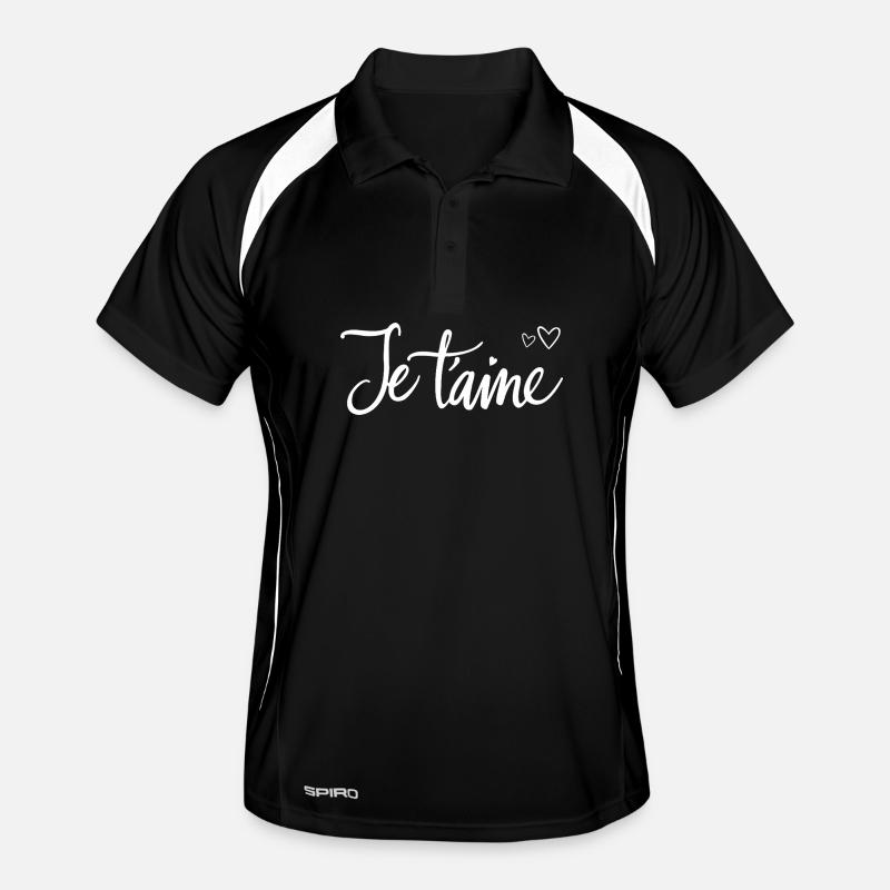 Je t'aime Polo respirant Homme