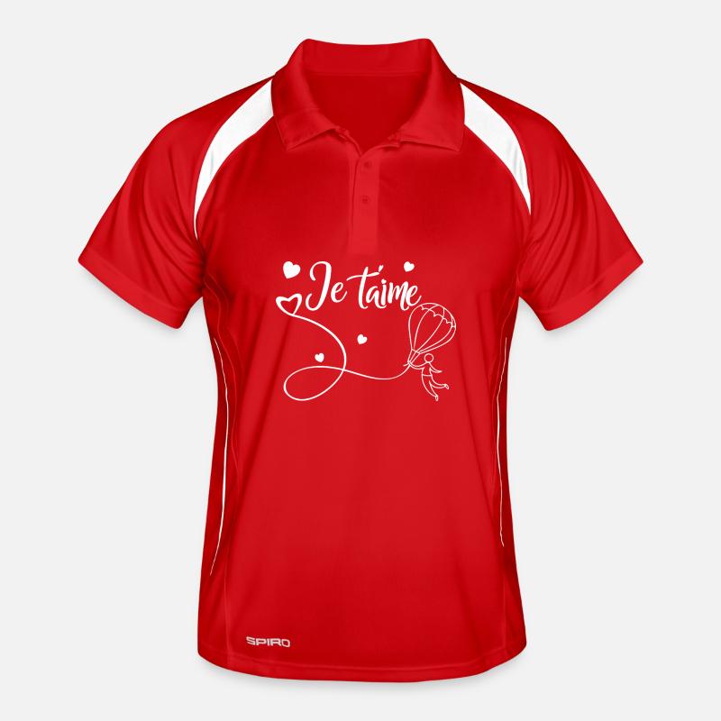 Ich liebe dich Männer Polo atmungsaktiv
