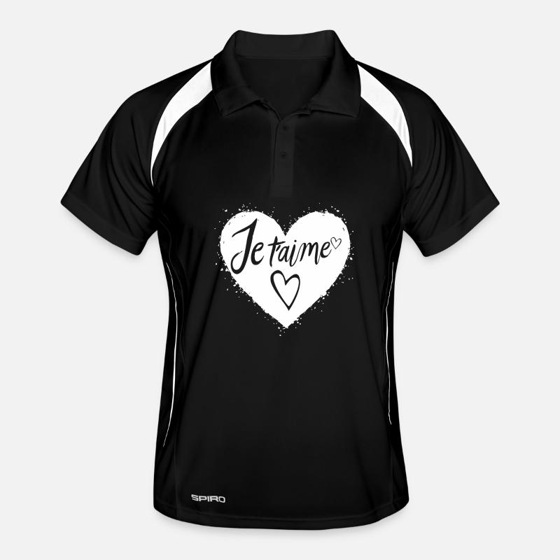 Je t'aime Polo respirant Homme