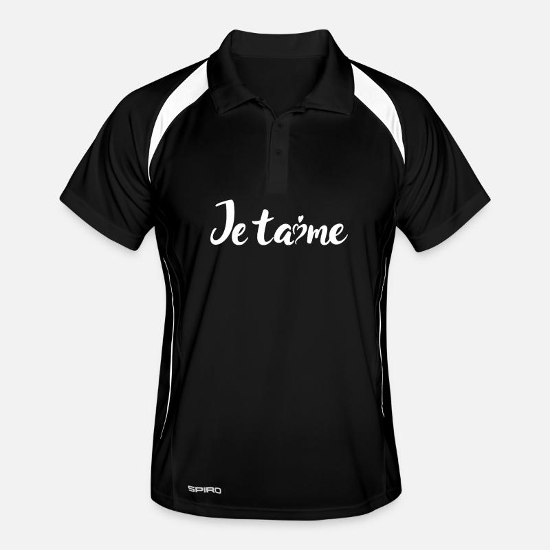 Je t'aime Polo respirant Homme